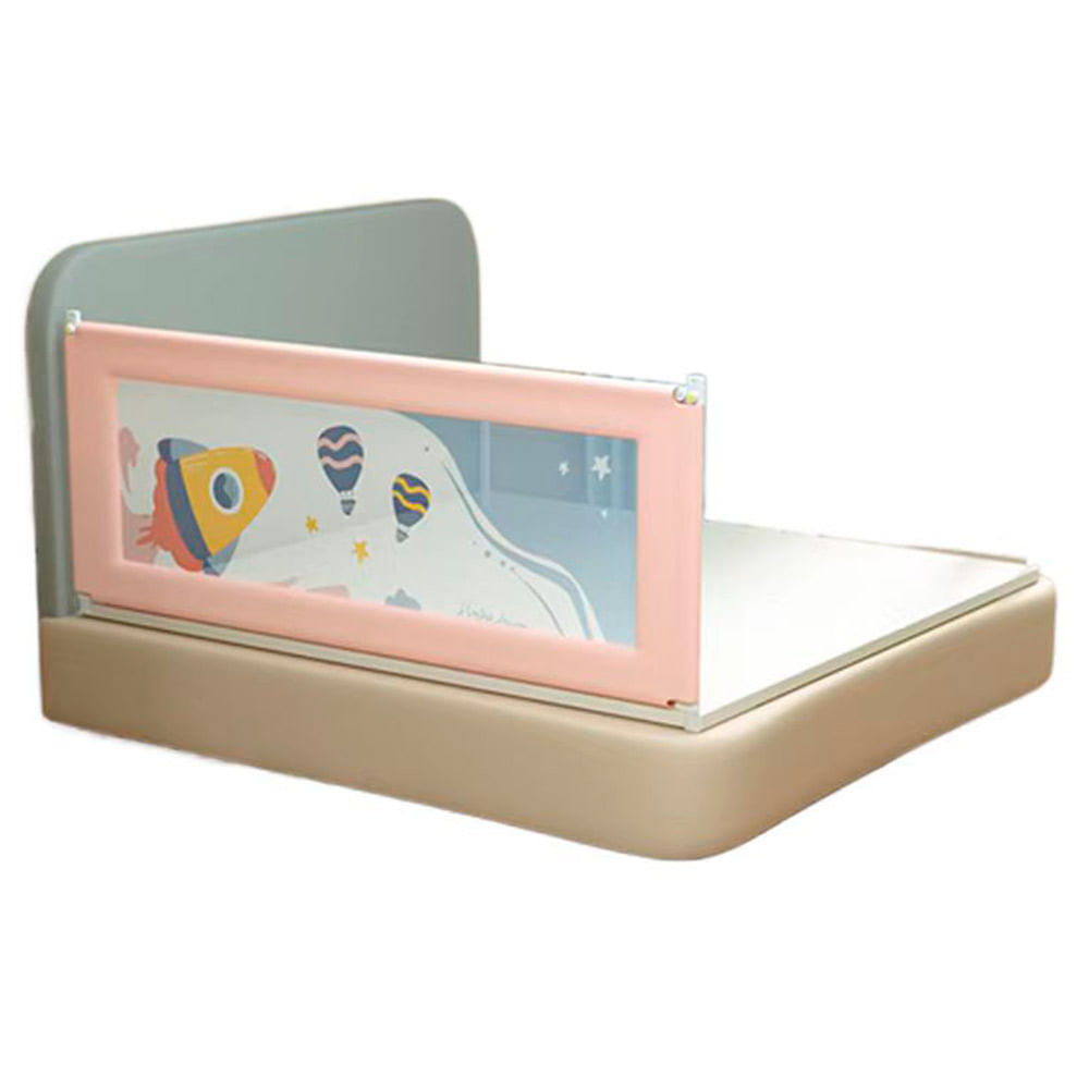 Baranda de Seguridad para Cama Gadnic con Diseño de Animales Rosa